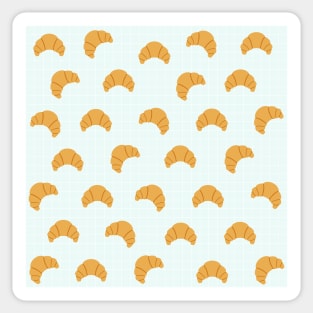 Cute Croissant Pattern Sticker